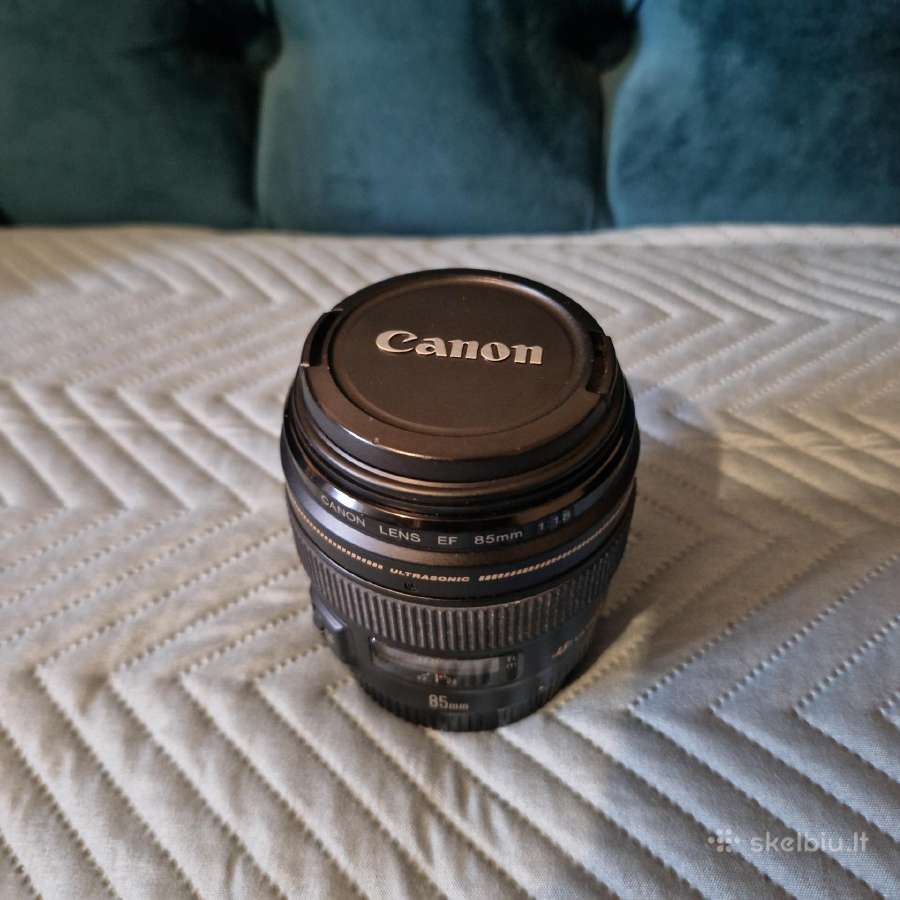 Canon Ef 85mm f/1.8 Usm – puikios būklės - nuotraukos Nr. 2