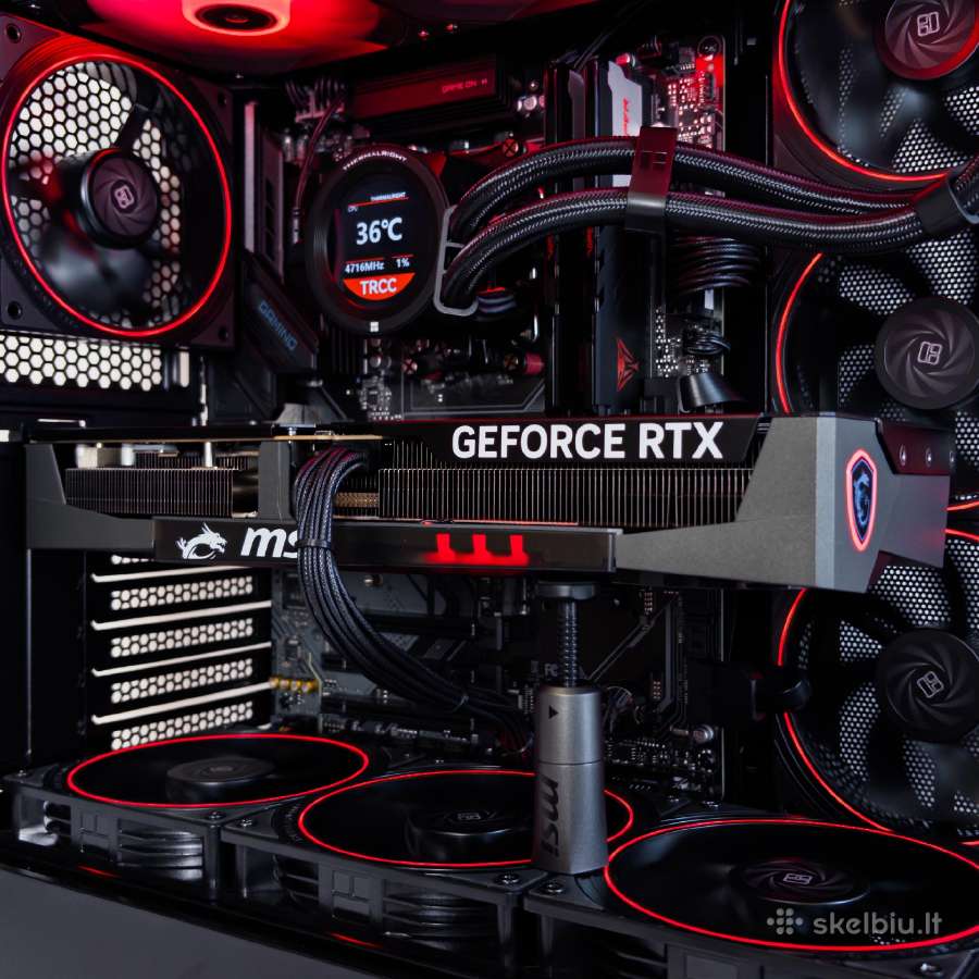 Ryzen 7 7800x3d B850 32gb Ddr5 Rtx 5070 Ti 16gb - nuotraukos Nr. 3