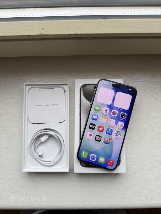 Apple iPhone 15 pro max 512gb 91% battery health - nuotraukos Nr. 7