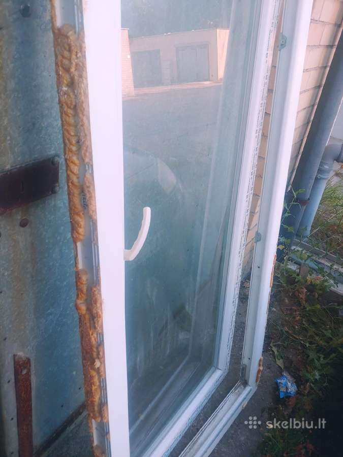 Plastiko durys.aukštis 217 cm; plotis 91 cm. - nuotraukos Nr. 2