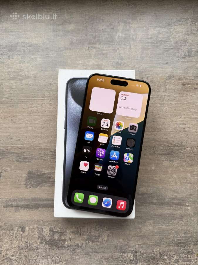 Apple iPhone 15 pro max 512gb 91% battery health - nuotraukos Nr. 7