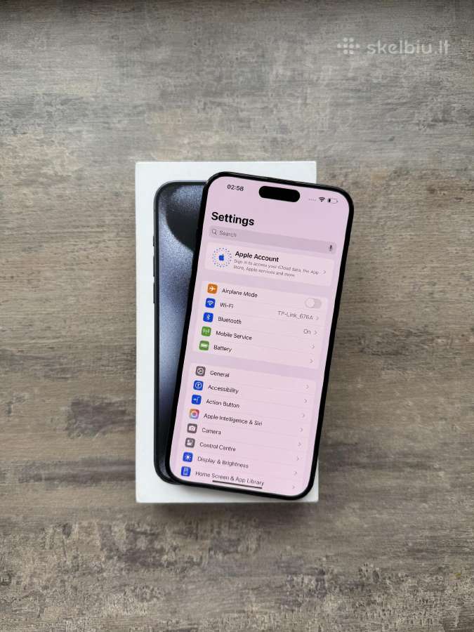 Apple iPhone 15 pro max 512gb 91% battery health - nuotraukos Nr. 8