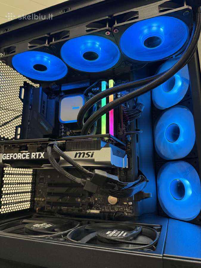 Rtx 5070 Ryzen 7 9800x3d 32gb Ddr5 1tb 990 SSD - nuotraukos Nr. 3