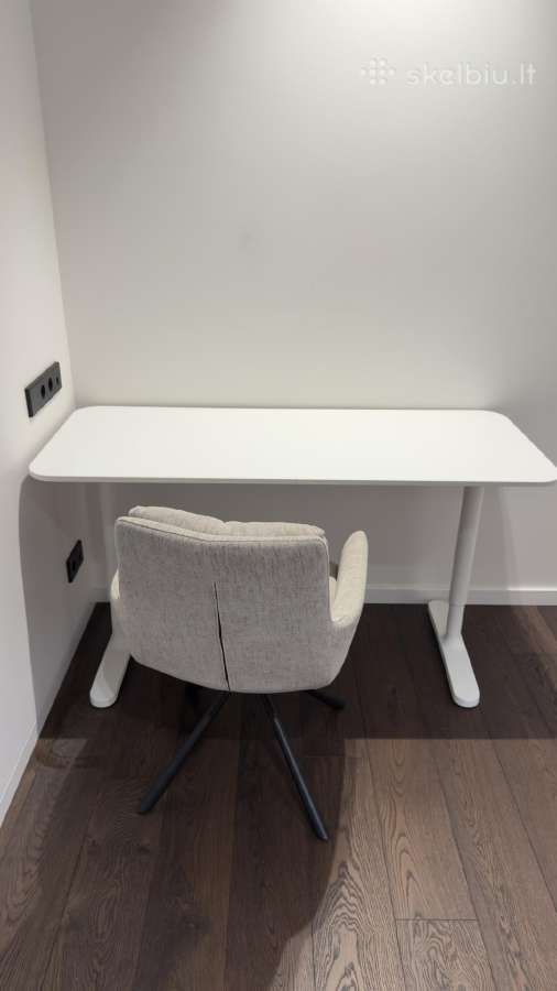 Ikea Bekant rašomasis stalas 140x60 Baltas - nuotraukos Nr. 2