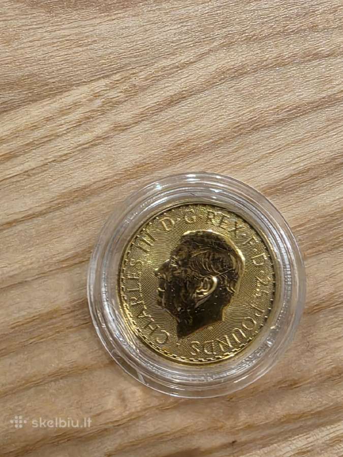 1/4 oz Britannia 2026 Karolis III auksinė moneta - nuotraukos Nr. 2