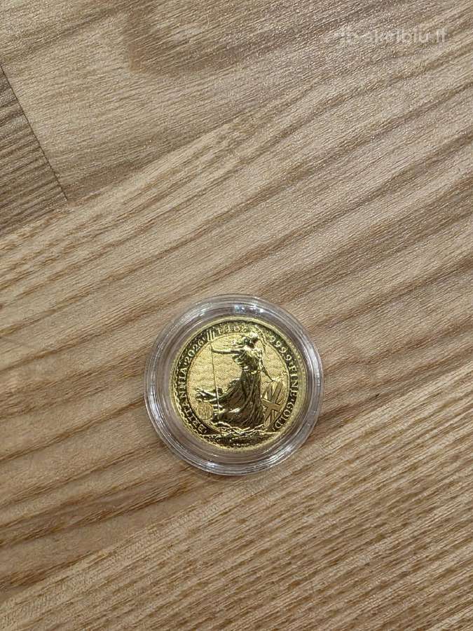 1/4 oz Britannia 2026 Karolis III auksinė moneta - nuotraukos Nr. 3