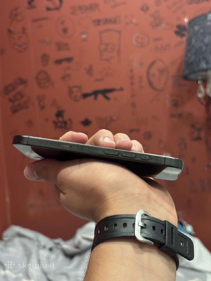 Apple iPhone 15 Pro 256 GB Black Titanium - nuotraukos Nr. 3