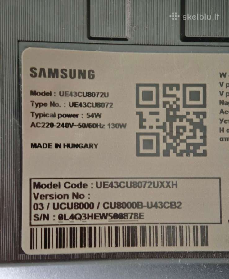 Samsung televizorius - nuotraukos Nr. 5