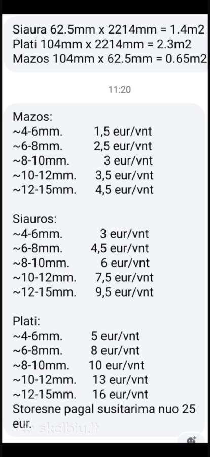 Įvairių matmenų klijuota fanera - nuotraukos Nr. 5