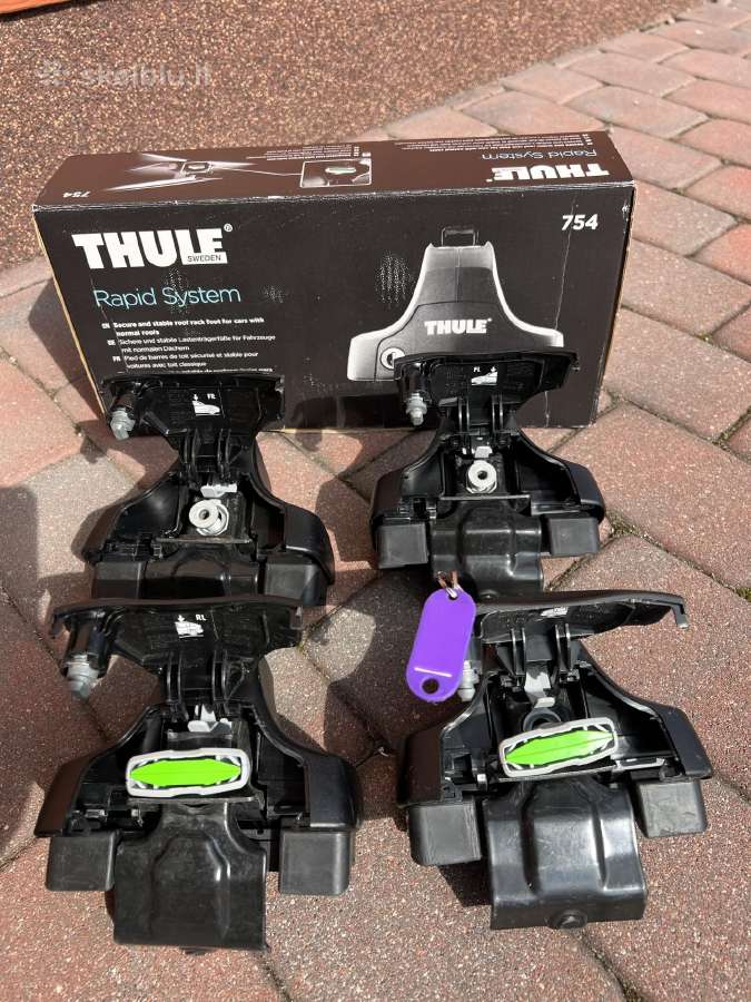 Thule proride 598 Ir stogo skersiniai su kojelem - nuotraukos Nr. 7