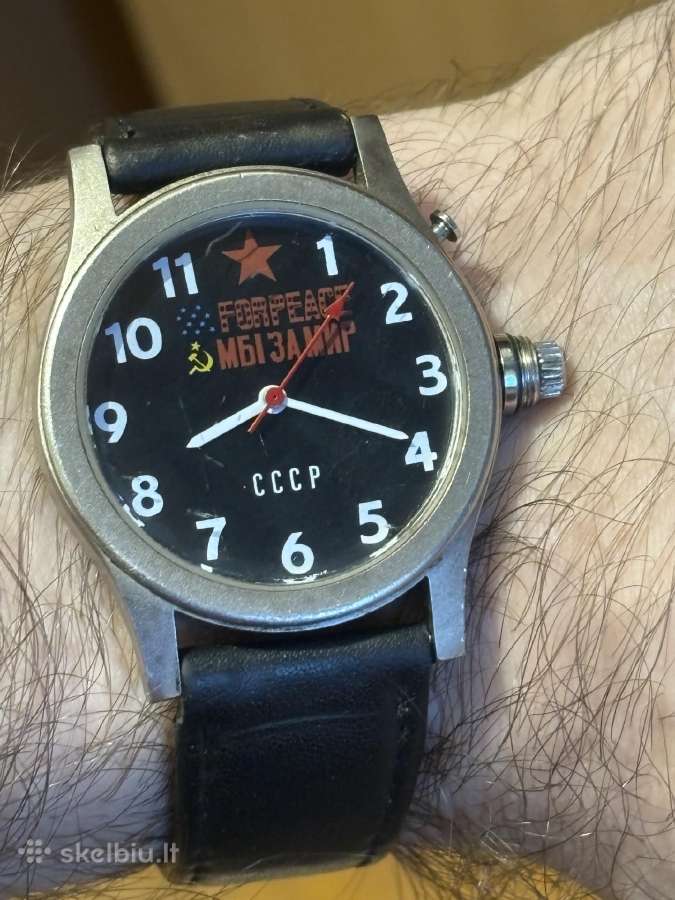 Vintažinis CcCCCP laikrodis iš JAV - nuotraukos Nr. 4