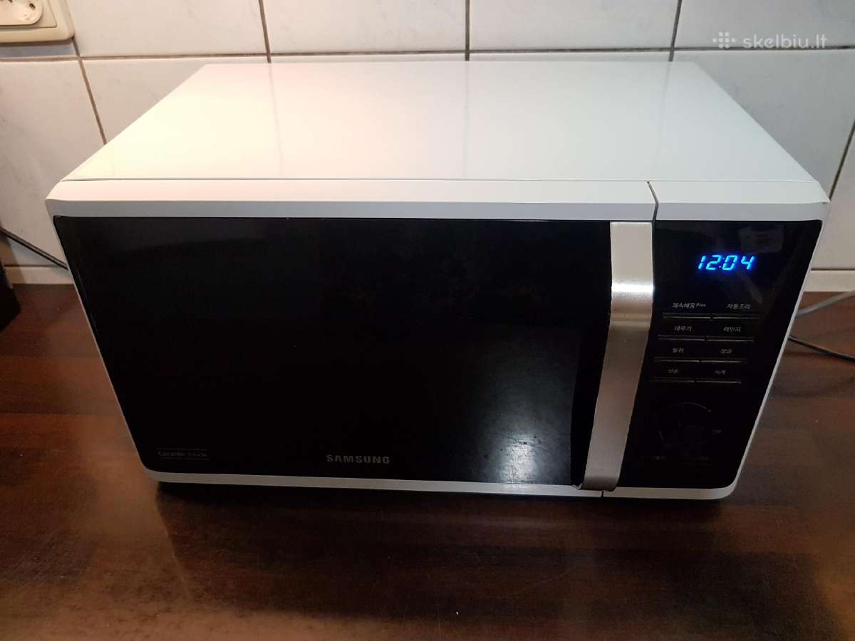 Samsung mėlynos keramikos mikrobangų krosnelė - nuotraukos Nr. 12