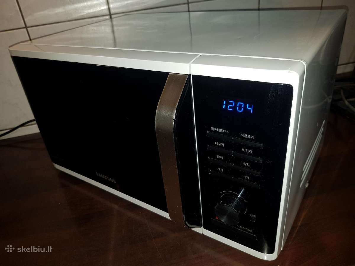 Samsung mėlynos keramikos mikrobangų krosnelė - nuotraukos Nr. 5
