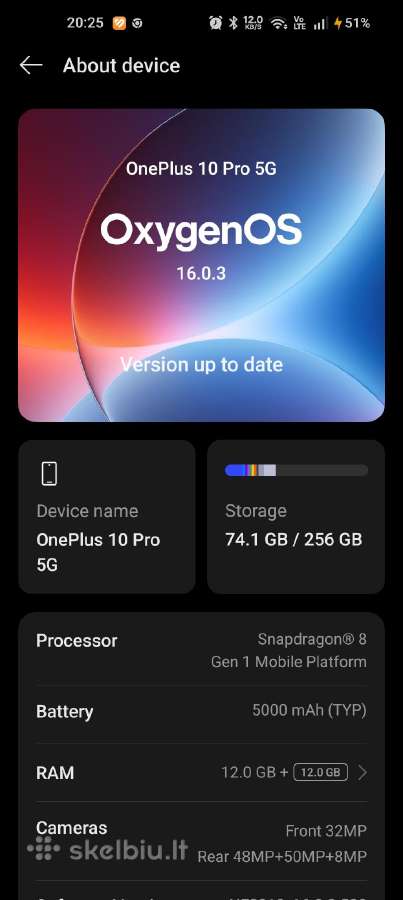 Oneplus 10 pro 5G - nuotraukos Nr. 9