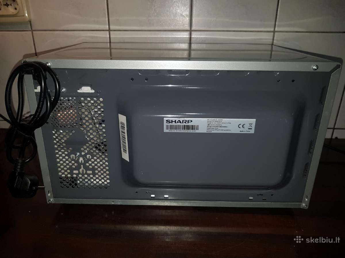 Mikrobangų krosnelė Sharp Yc-ms01e-s - nuotraukos Nr. 12