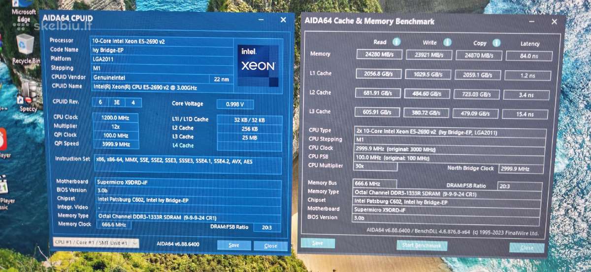 X9dai+ 2xe5-2690v2 + 128gb RAM Ddr3 Ecc - nuotraukos Nr. 10