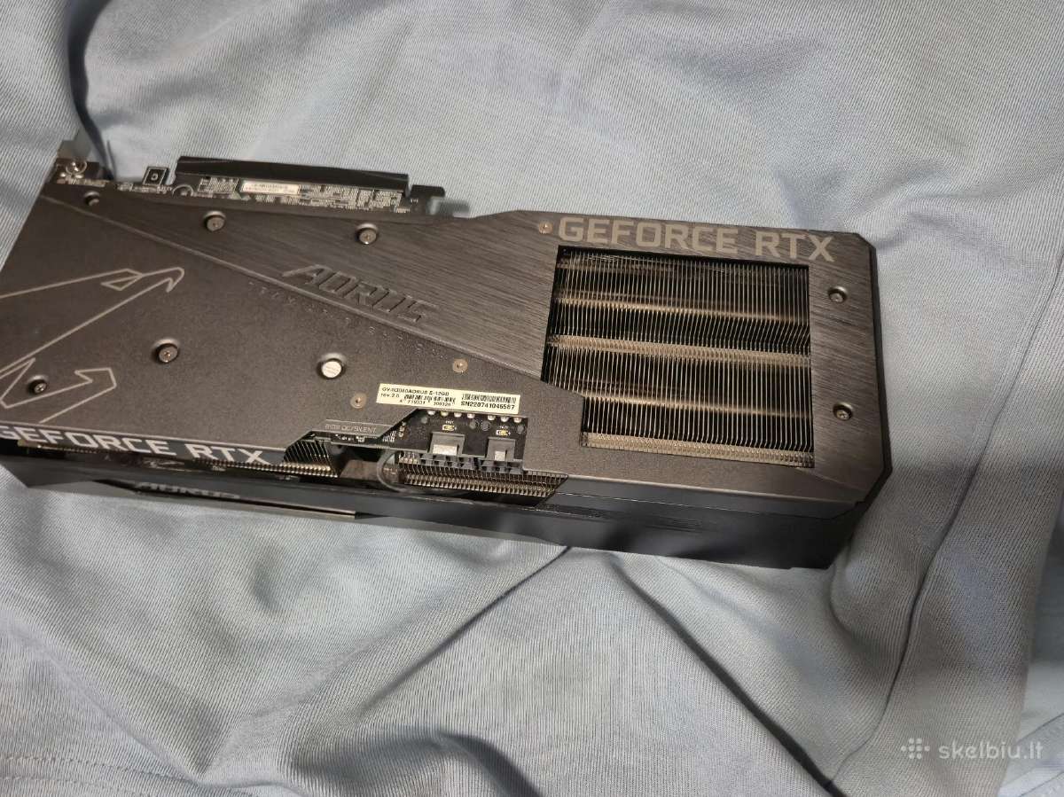 Aorus Geforce Rtx 3060 Elite 12gb rev 2.0 - nuotraukos Nr. 2