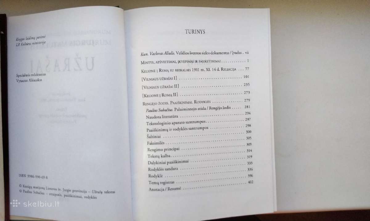 J. Matulaitis. Užrašai. 1998 m. leid. - nuotraukos Nr. 3