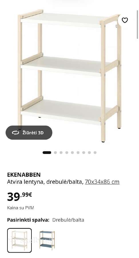 Ikea lentyna ekenabben - nuotraukos Nr. 3