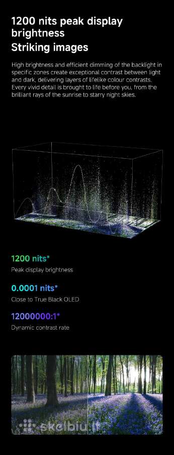 Xiaomi 55" 140cm mini LED 144hz - nuotraukos Nr. 5