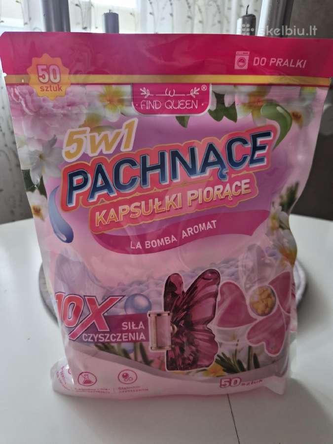 Skalbimo kapsulės 5 in 1 50 vnt - nuotraukos Nr. 3
