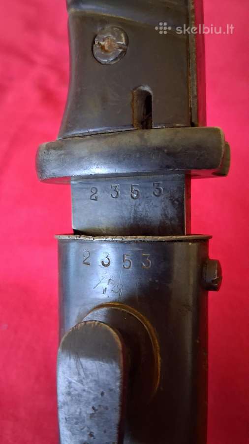 Wehrmacht'o durtuvas. Sg84/98. Porinis. - nuotraukos Nr. 2