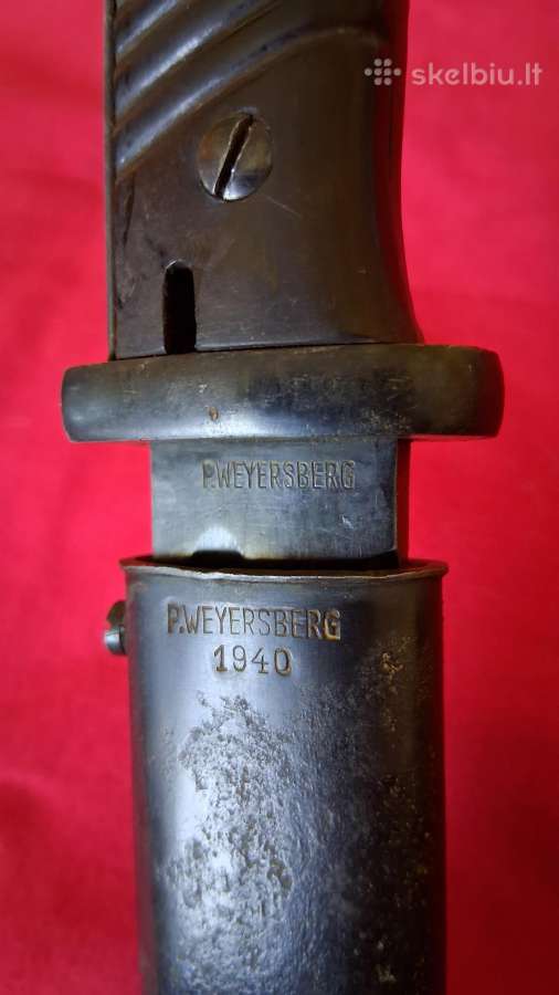 Wehrmacht'o durtuvas. Sg84/98. Porinis. - nuotraukos Nr. 3