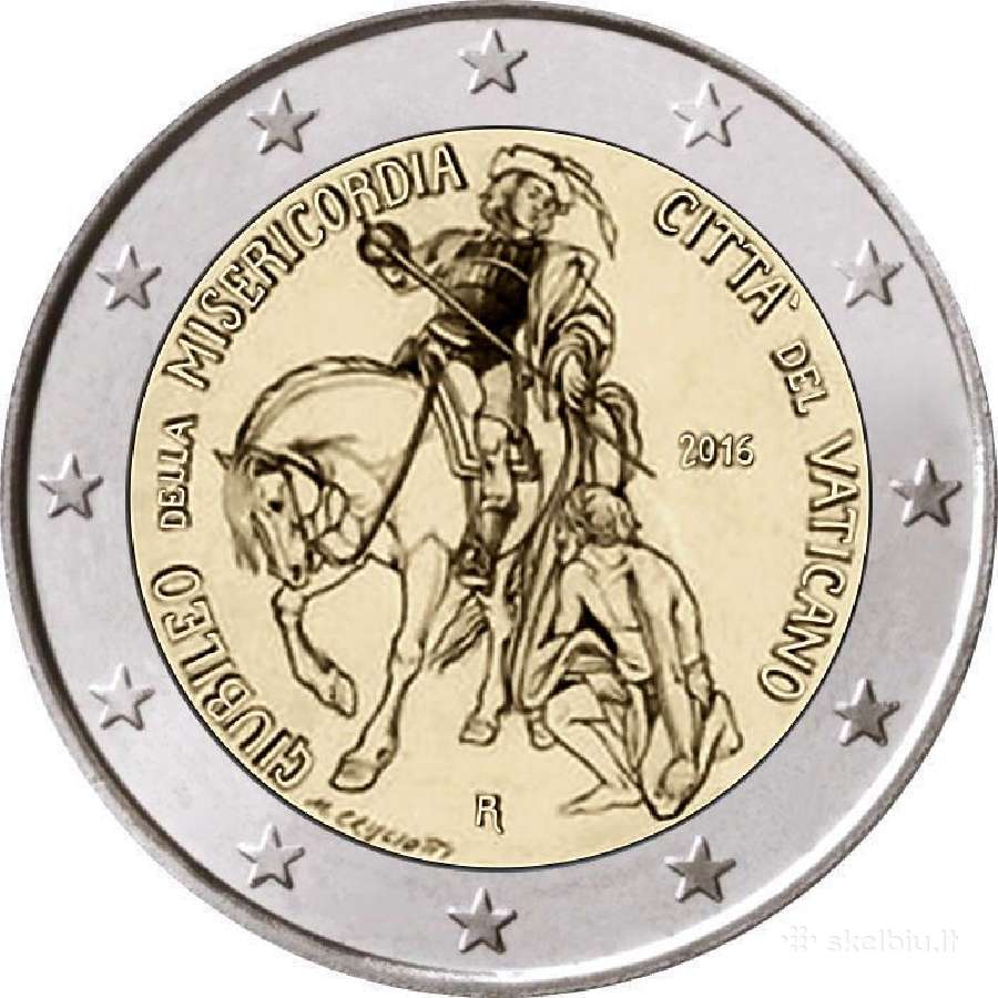 2 eurų Vatikano Unc proginės monetos - nuotraukos Nr. 14