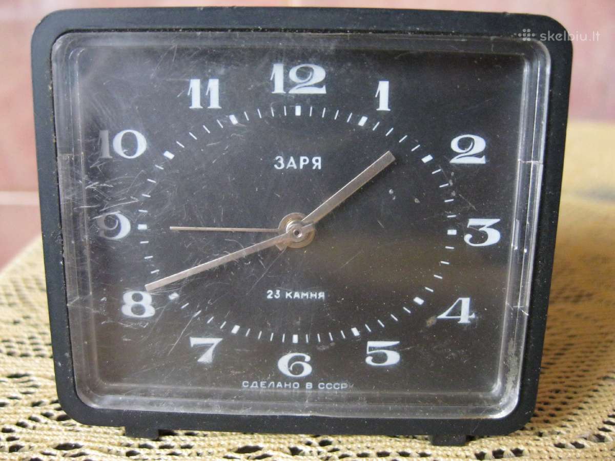 CCCP kelioninis zadintuvas budilnikas.23 akmenu. - nuotraukos Nr. 2