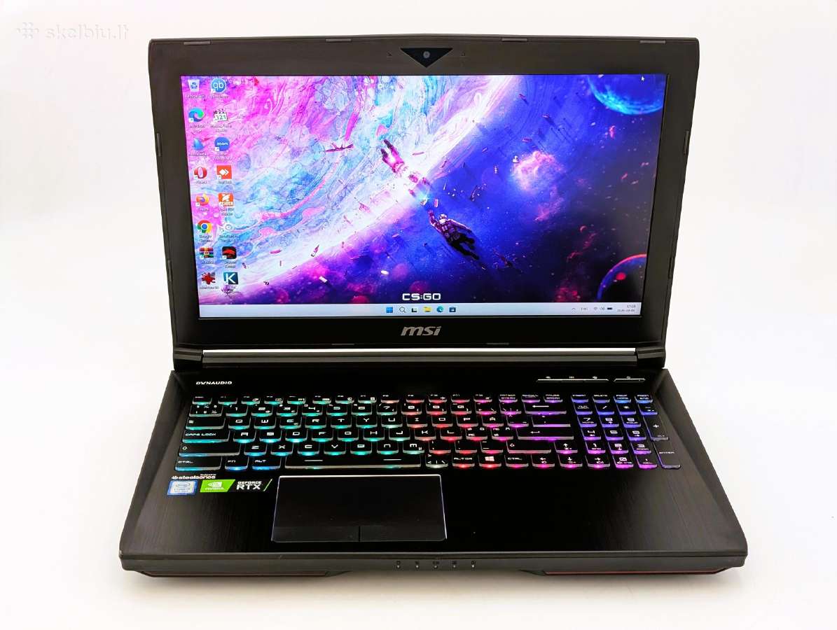 Msi Gt63 Titan 8sg i7 256gb SSD +HDD Rtx 2080 144 - nuotraukos Nr. 2
