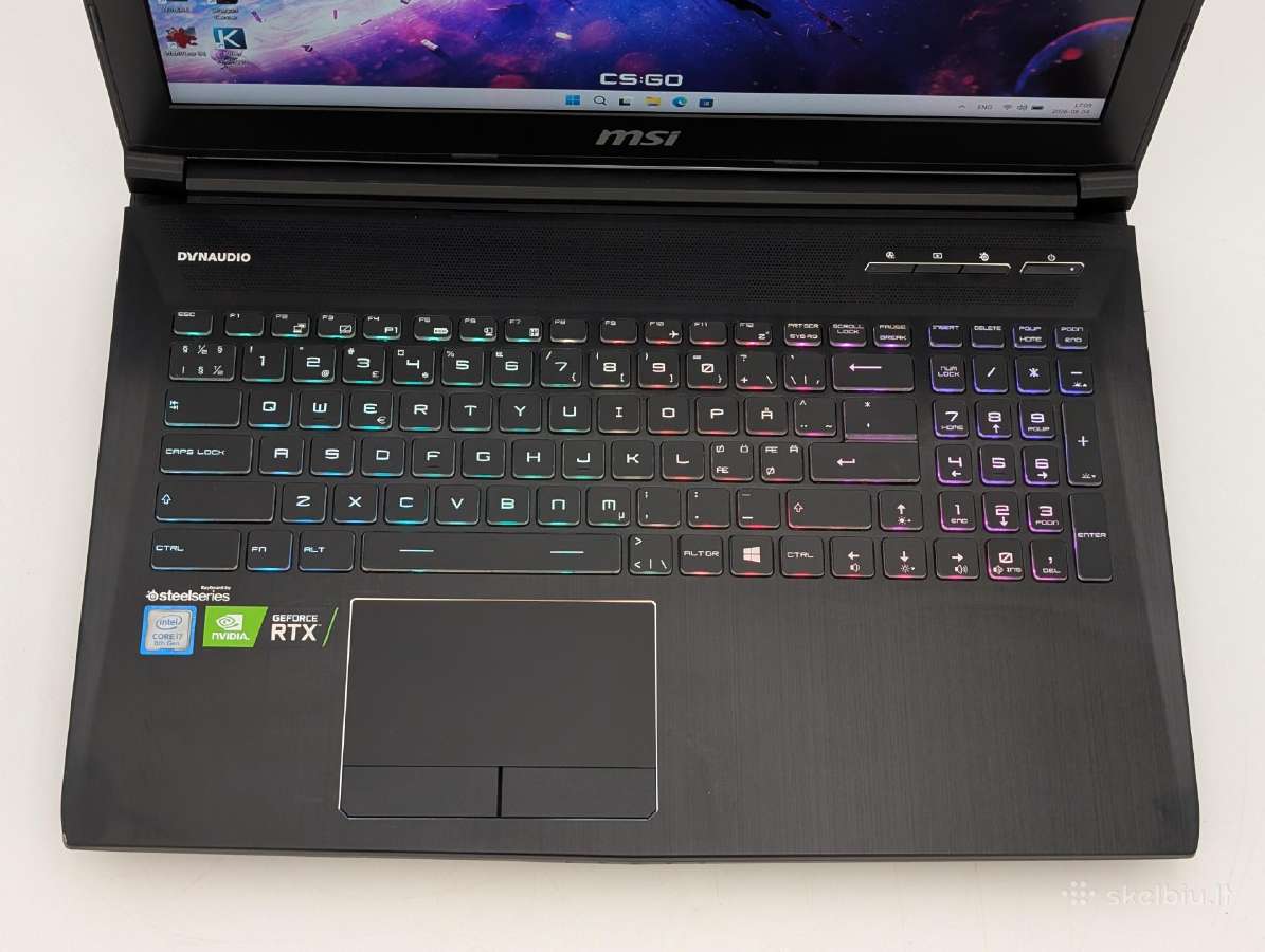 Msi Gt63 Titan 8sg i7 256gb SSD +HDD Rtx 2080 144 - nuotraukos Nr. 4