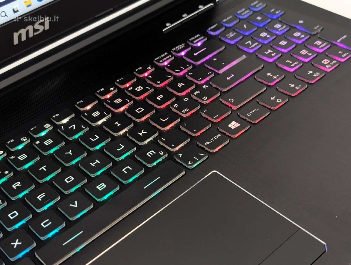 Msi Gt63 Titan 8sg i7 256gb SSD +HDD Rtx 2080 144 - nuotraukos Nr. 5