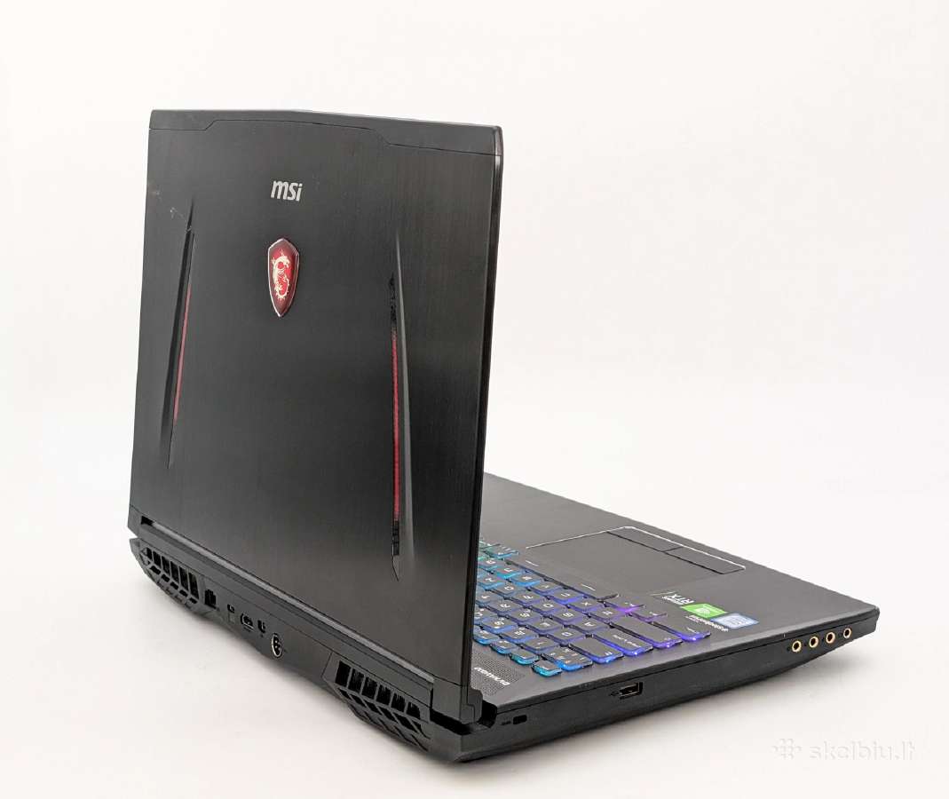 Msi Gt63 Titan 8sg i7 256gb SSD +HDD Rtx 2080 144 - nuotraukos Nr. 8