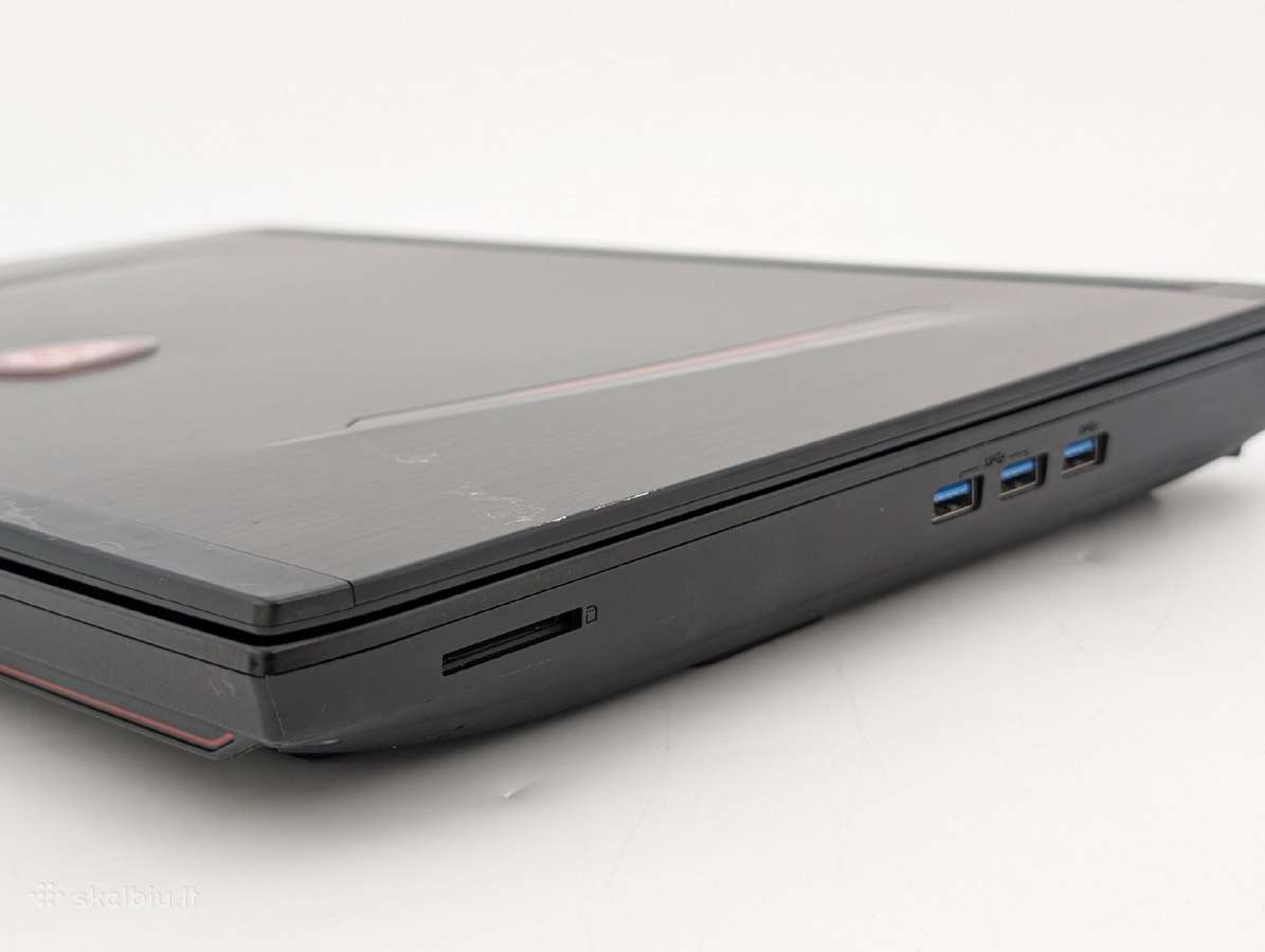 Msi Gt63 Titan 8sg i7 256gb SSD +HDD Rtx 2080 144 - nuotraukos Nr. 13
