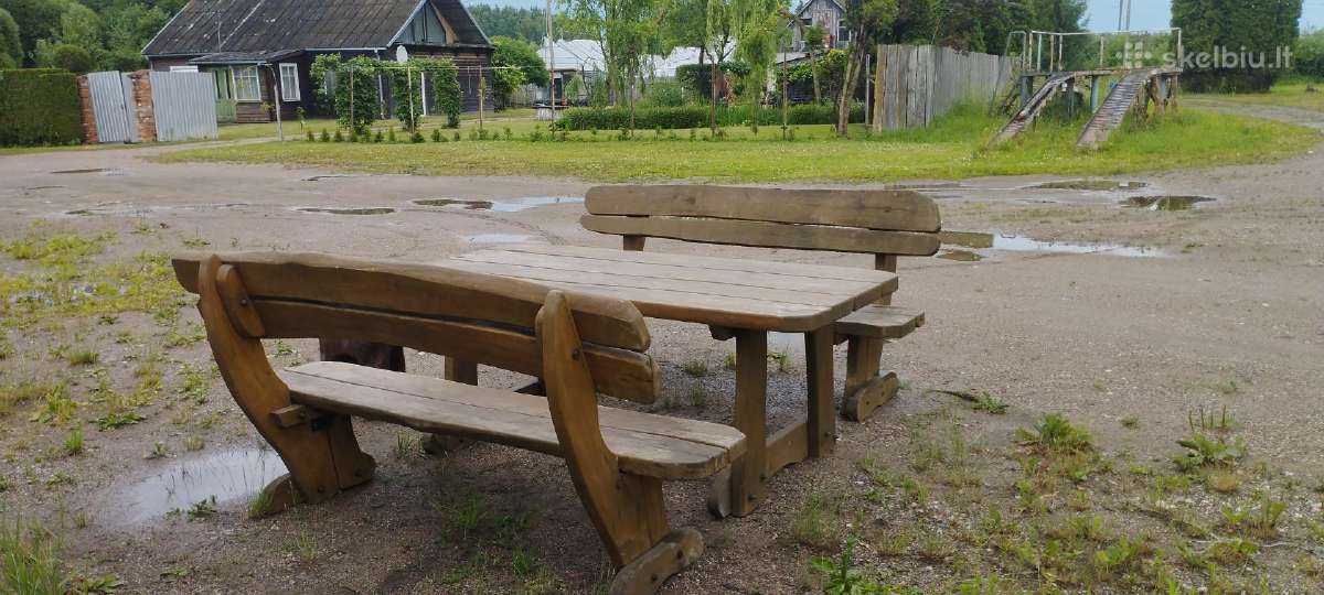 Ąžuoliniai lauko baldai - nuotraukos Nr. 10