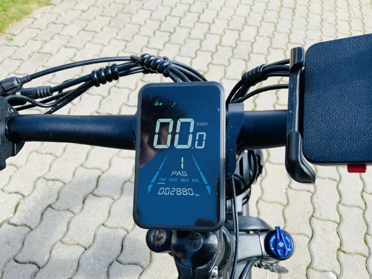 Parduodamas elektrinis dviratis 2*1500w, 48v - nuotraukos Nr. 2