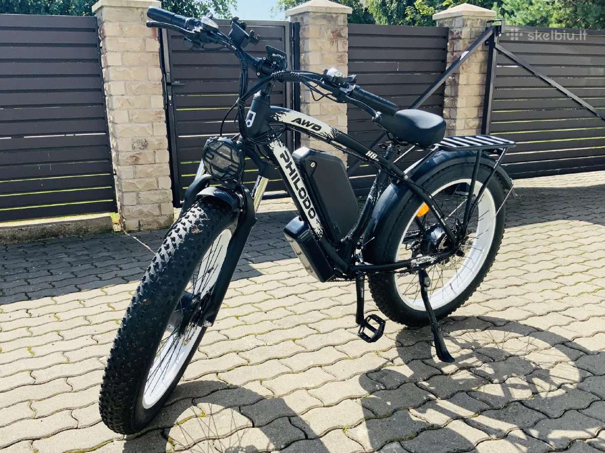 Parduodamas elektrinis dviratis 2*1500w, 48v - nuotraukos Nr. 4