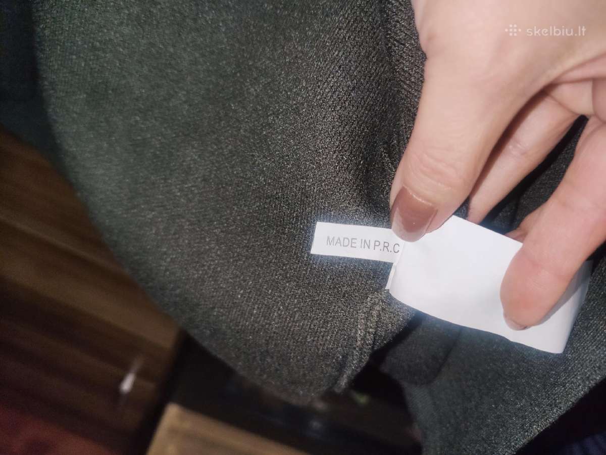 Stilingas ilgas haki spalvos kardiganas (l/XL) - nuotraukos Nr. 4