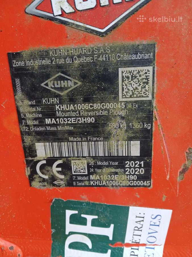 Kuhn master 103 - nuotraukos Nr. 6