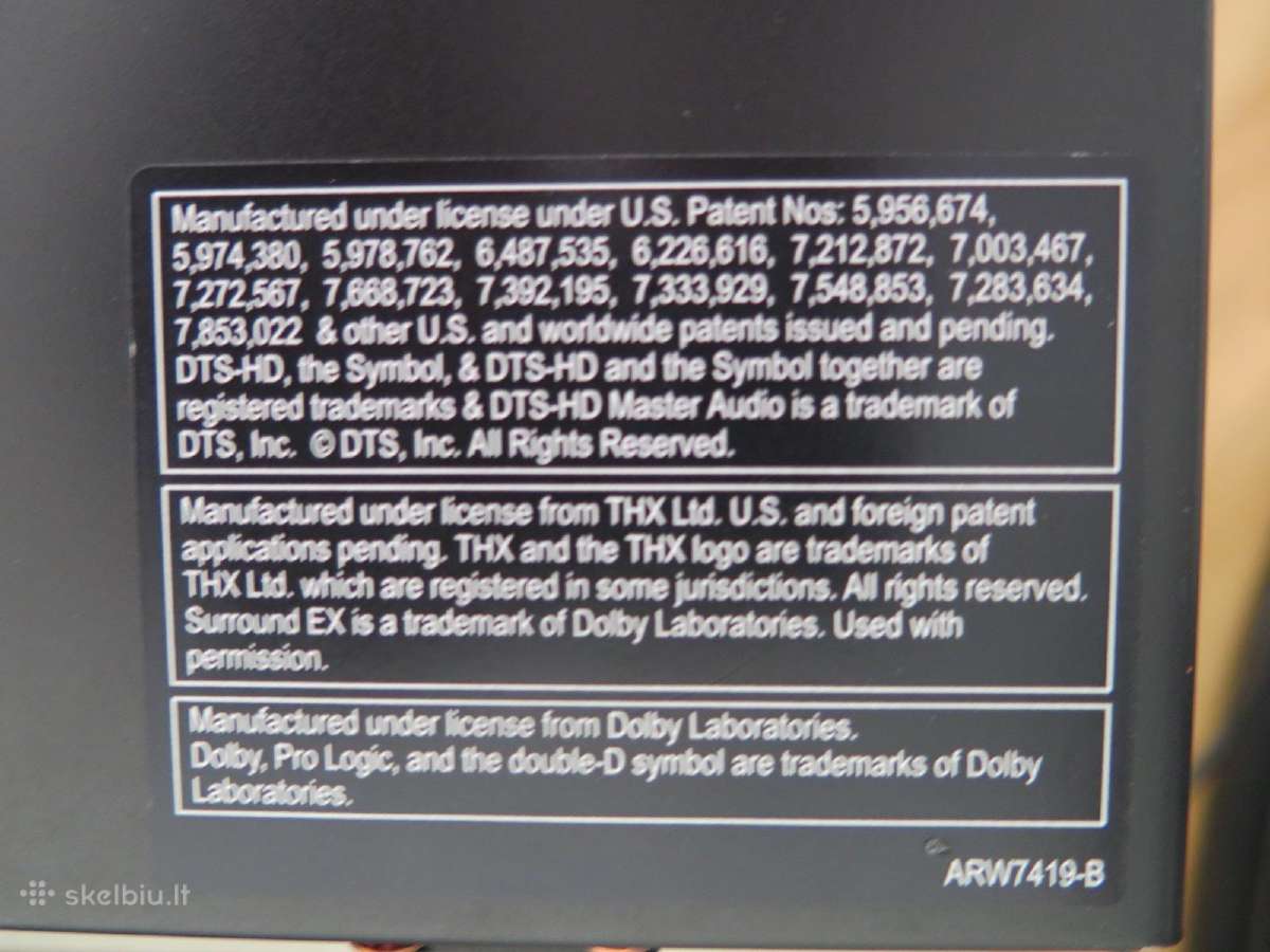 Pioneer Sc-lx85 resyveris 9.2 stiprintuvas - nuotraukos Nr. 12