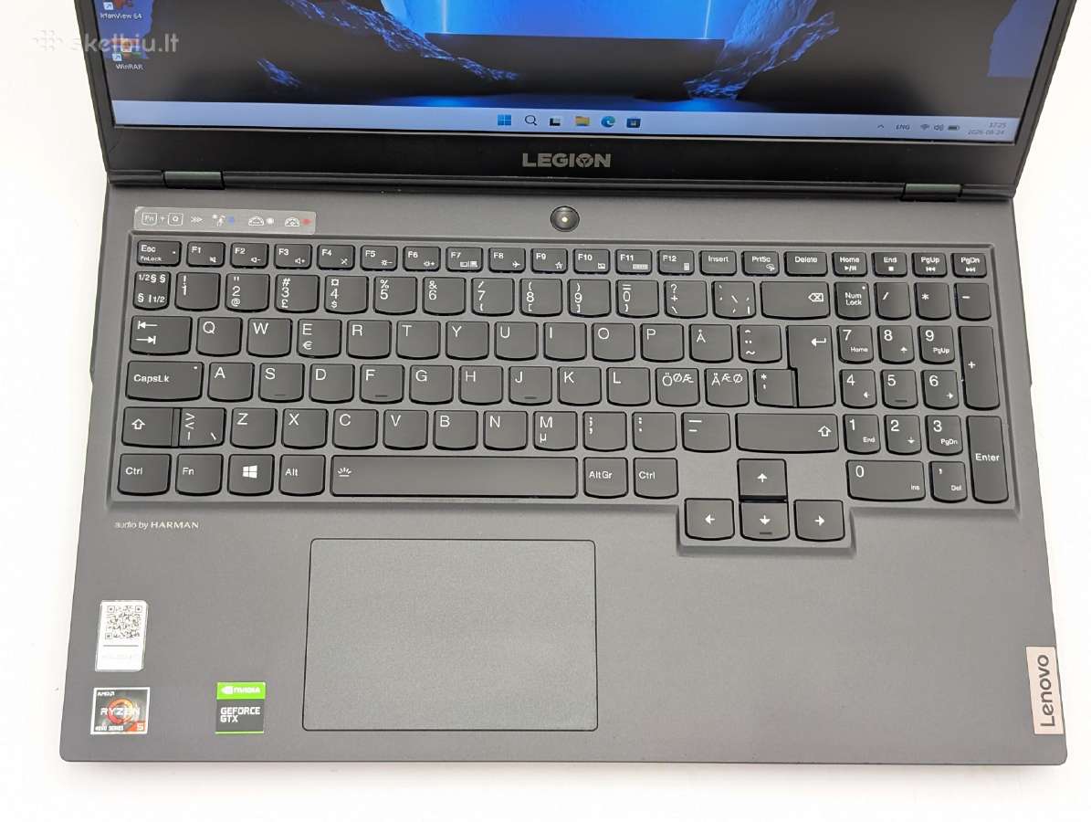 Lenovo Legion 5 R5/16gb/1tb/gtx1660ti 6gb 120hz - nuotraukos Nr. 4