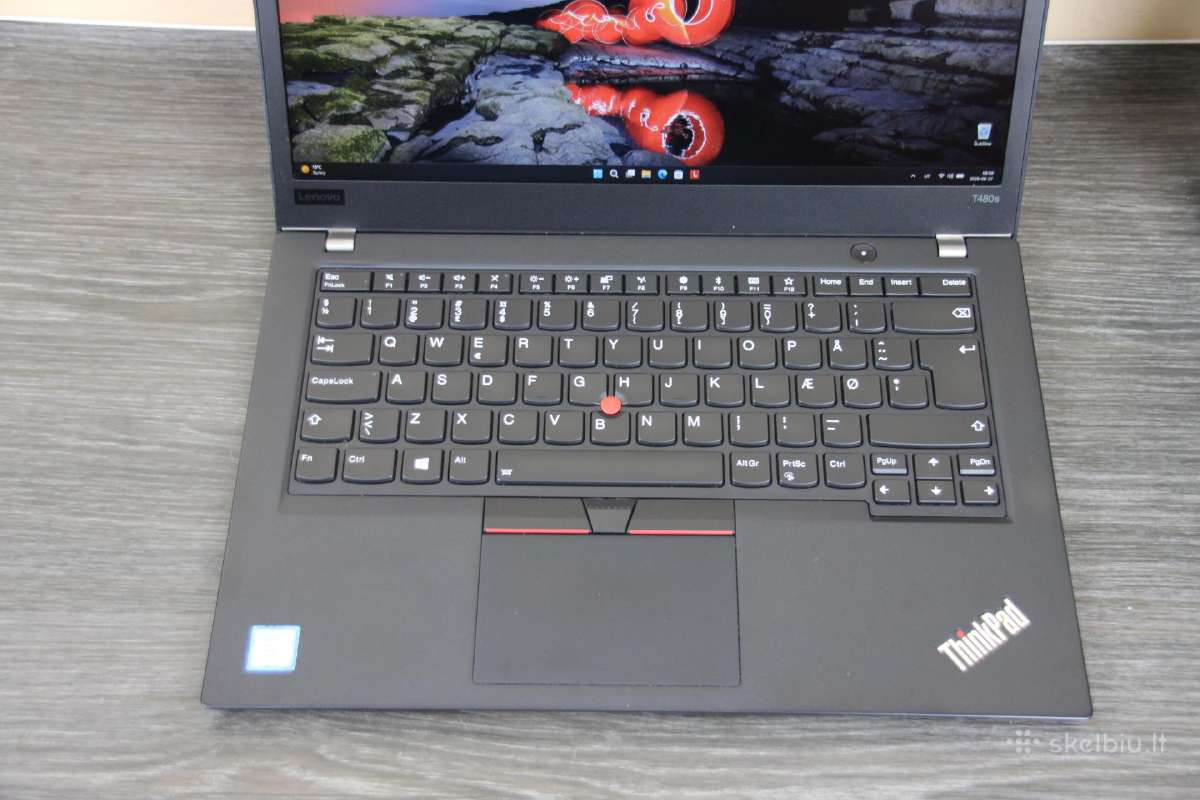 Lenovo T480s i7 Fullhd Ips touch 16/24gb 256gb - nuotraukos Nr. 2