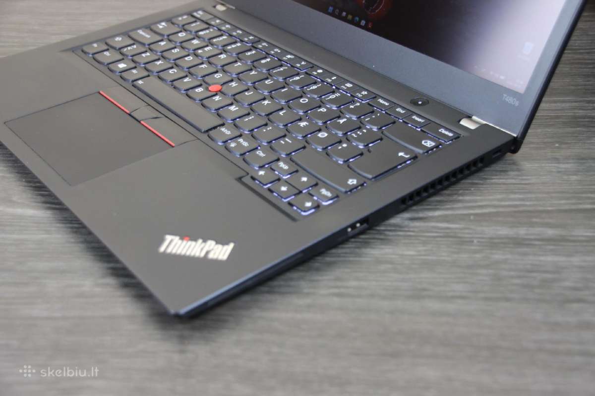 Lenovo T480s i7 Fullhd Ips touch 16/24gb 256gb - nuotraukos Nr. 4