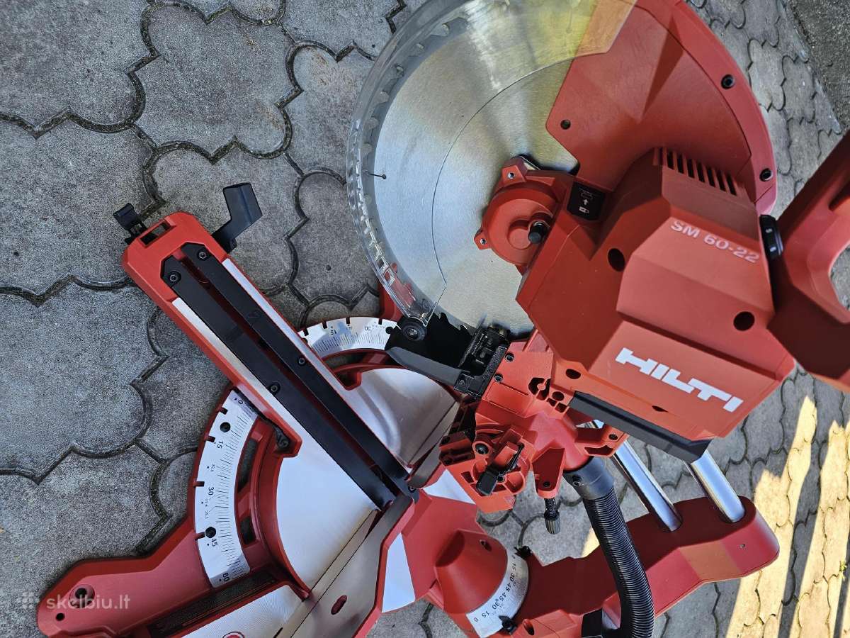 Hilti Sm 60-22 Akumuliatorinis diskinis pjūklas - nuotraukos Nr. 4