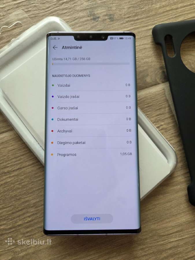 Huawei Mate 30 Pro, idealaus stovio 10/10, tvarkin - nuotraukos Nr. 2