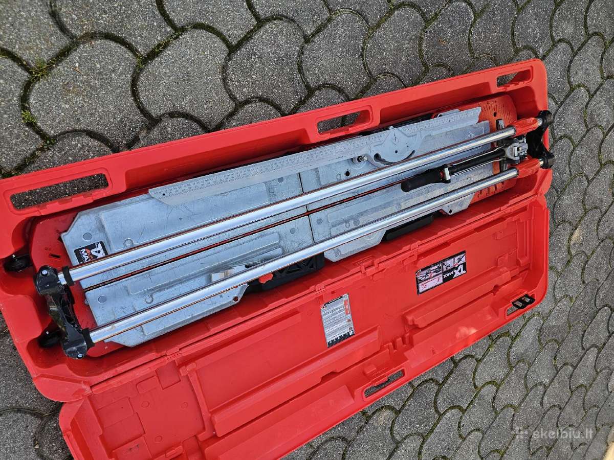 Rubi Tx-1250 Max Plytelių Pjaustyklė su dėžę. - nuotraukos Nr. 4