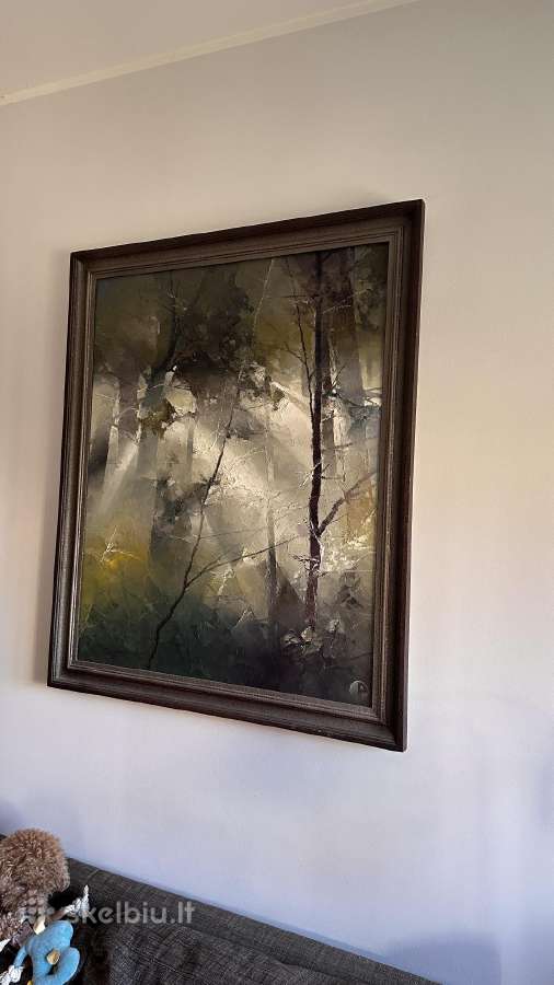 Petro Lukošiaus paveikslas "Miškas", 100x80 - nuotraukos Nr. 2