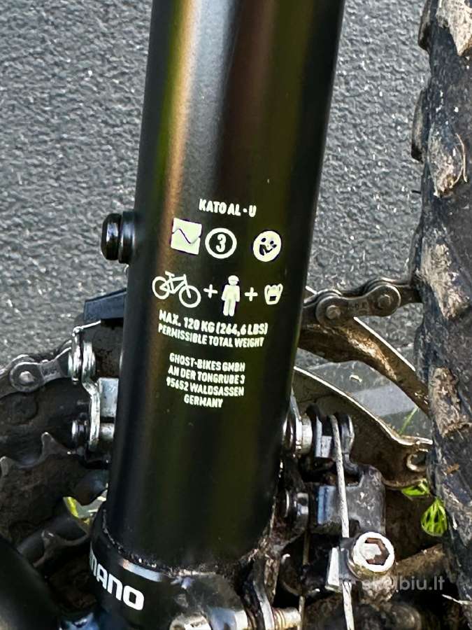 Ghost Kato 2.9 MTB dviratis - nuotraukos Nr. 12