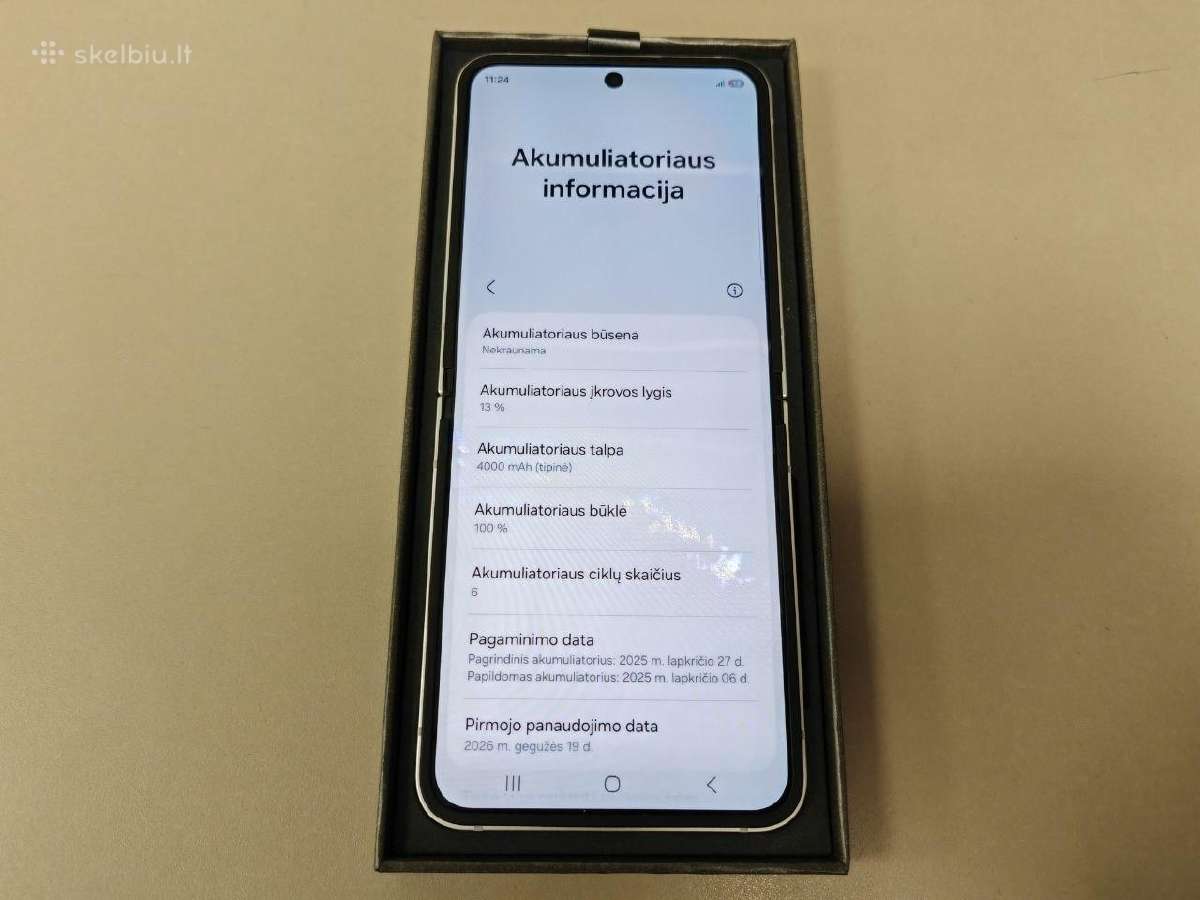 Samsung Galaxy Z Flip7 Fe - nuotraukos Nr. 4