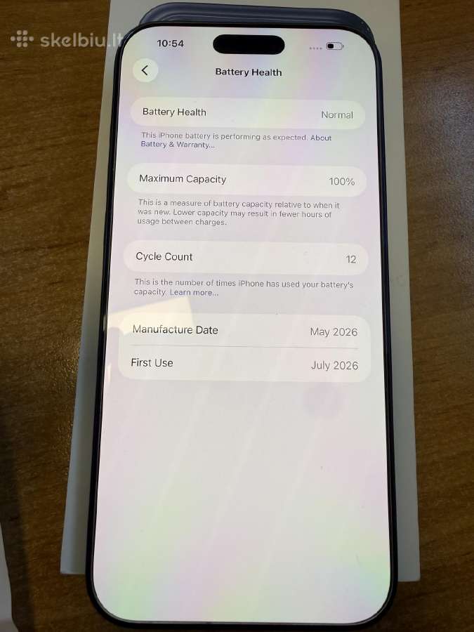 iPhone 17 Pro Max 256gb Blue - nuotraukos Nr. 7